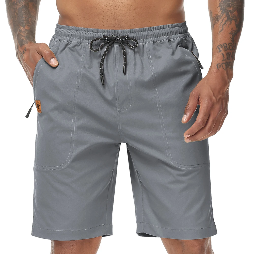 Top Trends: Summer Men's Solid Shorts Casual Drawstring Shorts Jogging Athletic Pants Lightweight High Quality Elastic Waist Cargo Shorts Shoppable Styles