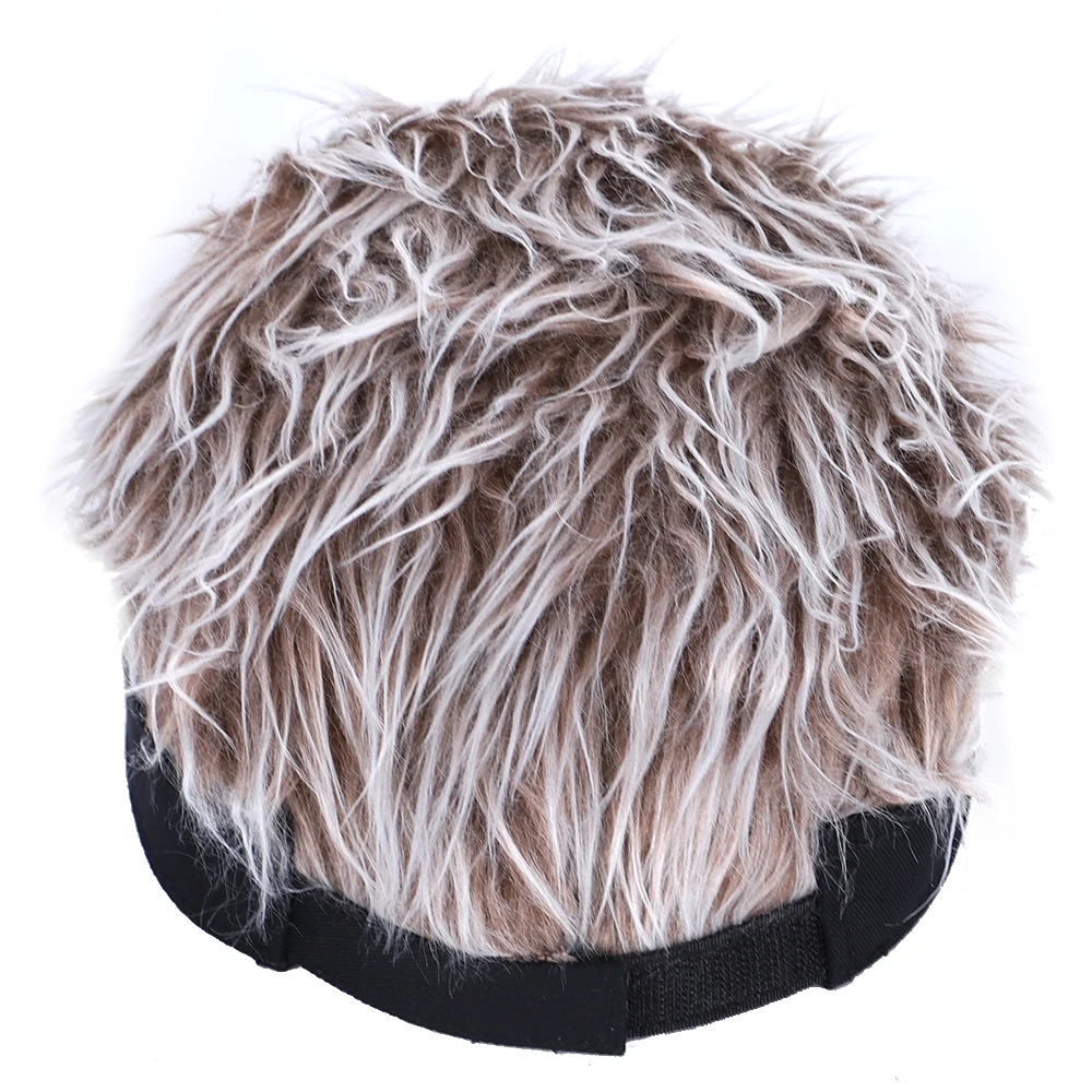 Top Trends: Golf Baseball Cap With Fake Flair Hair Cap Sun Visor Fun Toupee Hats Mens Womens Spiked Hairs Wig Hat Moto Gp Baseball Cap Shoppable Styles - Image 5