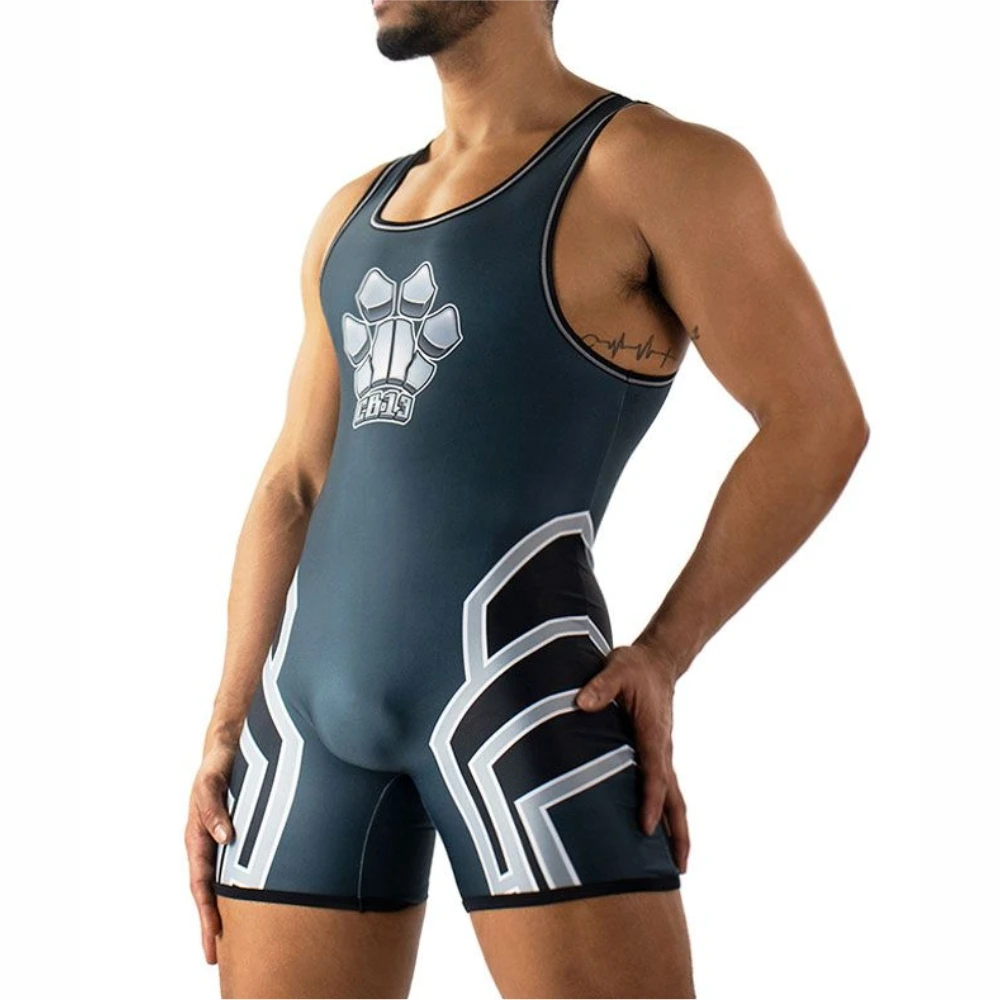 Top Trends: USA Poshmark Cellblock 13 Mens Wrestling Zipper Singlets One-Piece Powerlifting Sleeveless Gym Sport Fitness Clothing Shoppable Styles - Image 4