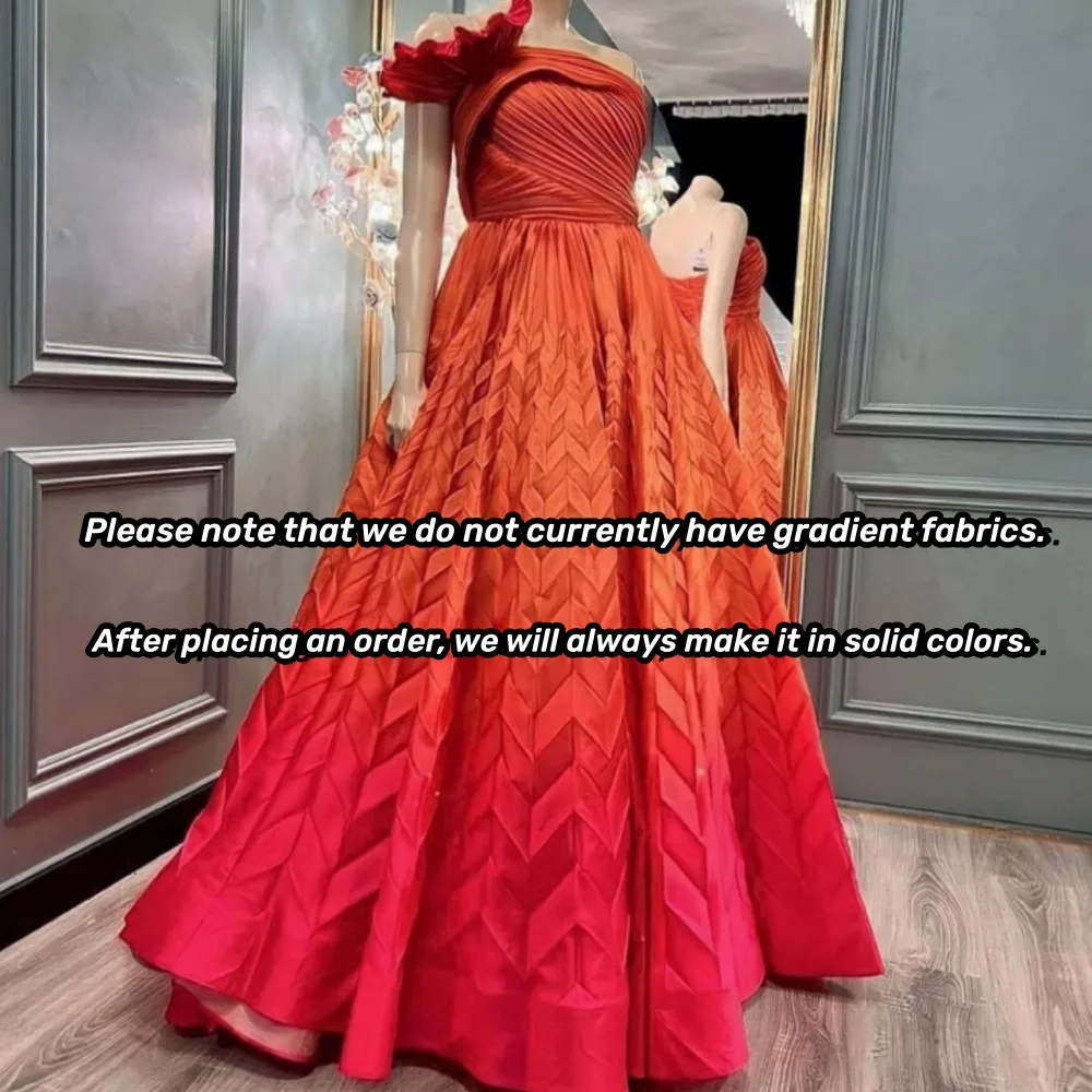 Top Trends: Sapmae Strapless A-line Ball Gown Ruffle Floor-length Zipper Up Orange Elegant Prom Formal Evenning Party Dress For Women Shoppable Styles