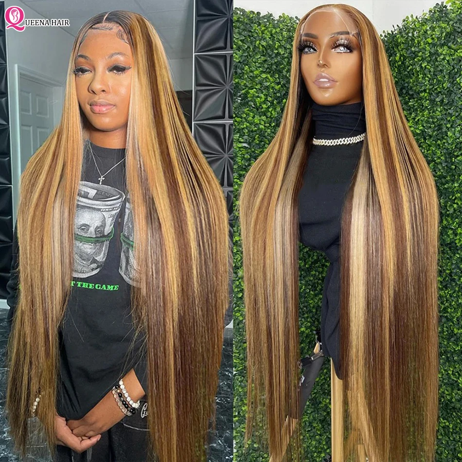 Top Trends: Highlight P4 / 27 Wig Human Hair 13x6 HD Lace Frontal Wig Ombre Honey Blonde Glueless 4x4 13x4 Straight Lace Front Human Hair Wigs Shoppable Styles