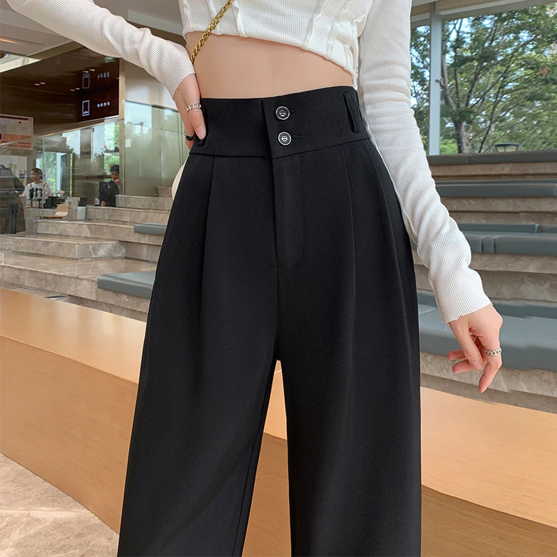 Top Trends: Wide Leg Suits Pants Y2K Casual Trousers For Women Streetwear Women Sweatpants Korean Style Harajuku Traf Pantalones CICHENG Shoppable Styles