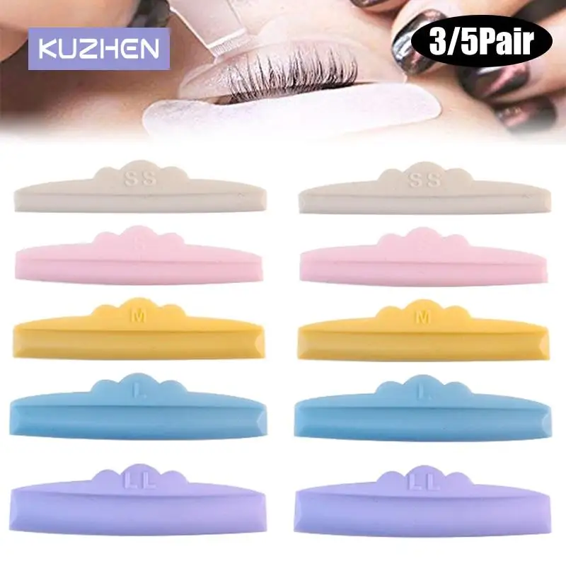 Top Trends: 3 / 5 / 10pairs Silicone Curlers Curl Pads Eyelashes Brush Clean Comb Eye Lash Extension Perm Tools Eyelash Lifting Kit Accessories Shoppable Styles