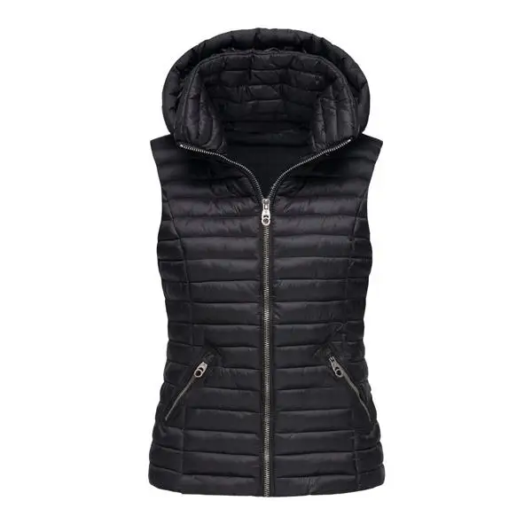 Top Trends: Womens Winter Thick Slim Vest Hooded Puffer Jackets Sleeveless Waistcoat Top Warm Coat Shoppable Styles