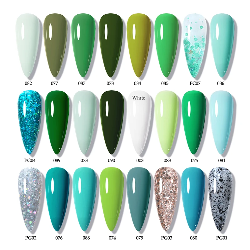 Top Trends: CHUNSHU 10ML Gel Nail Polish Green Blue Semi Permanent Varnish Long Lasting Hybrid For Pro Nails Salon UV LED Nail Art Manicure Shoppable Styles