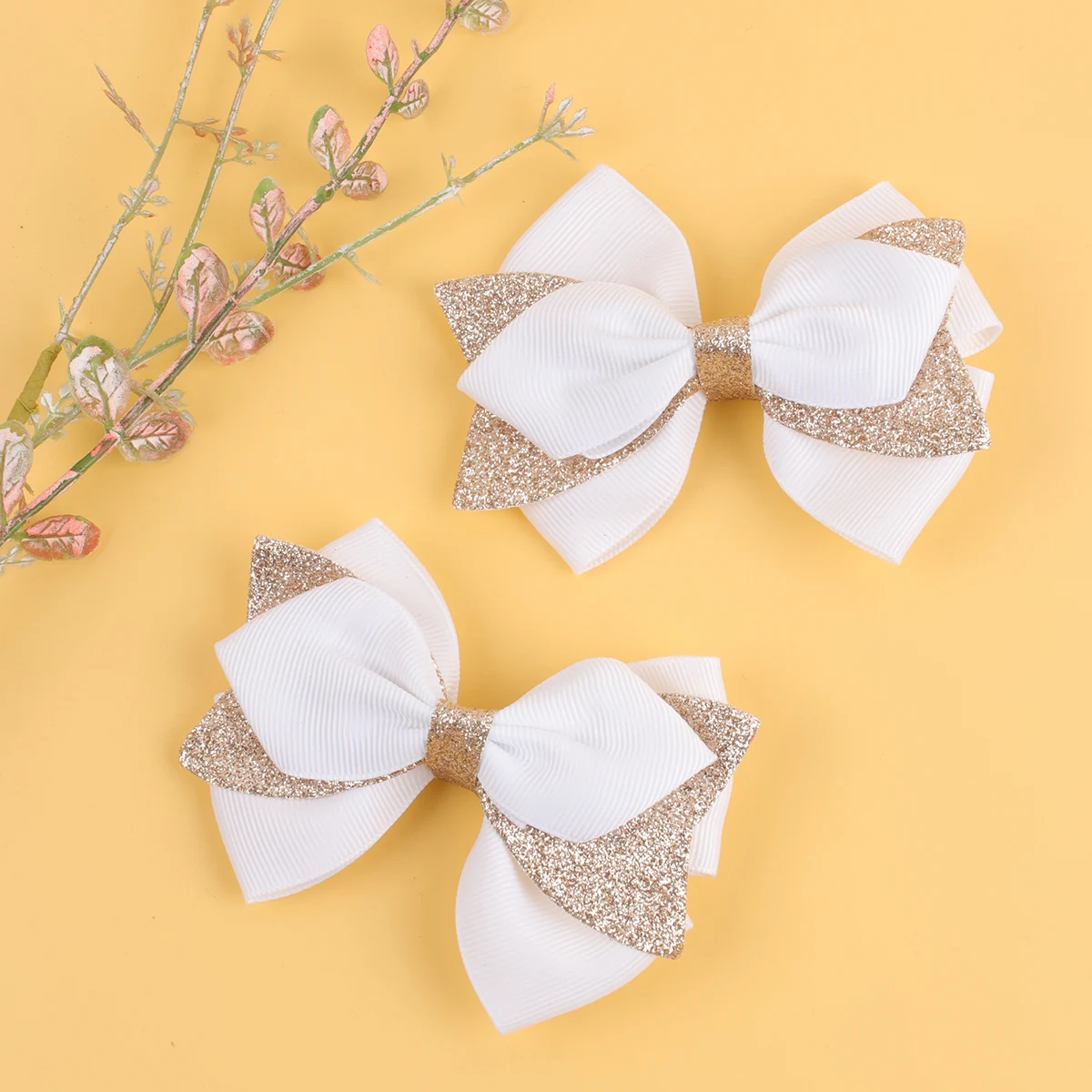 Top Trends: 1 / 2PCS / Set Hair Bows Hair Clips For Cute Girls Hairgrip Handmade Hairpin Boutique Barrette Headwear Kids Hair Accessories Shoppable Styles - Image 3