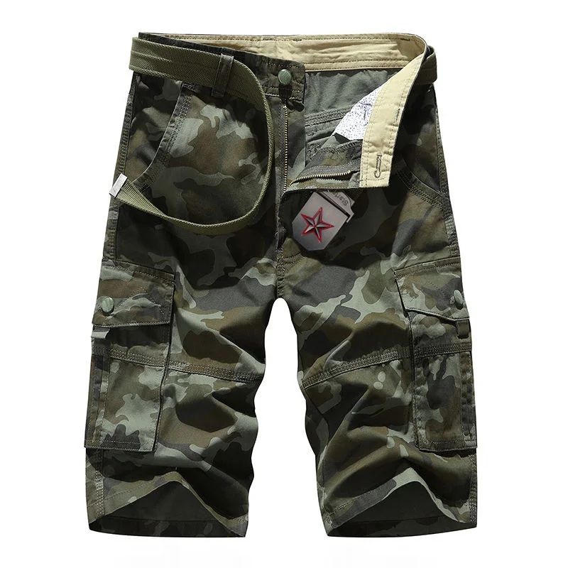 Top Trends: Military Men Camouflage Tactical Cargo Shorts Summer New Y2k Multiple Pockets Loose Big Size Outdoor Sports Knee Lenght Pants Shoppable Styles