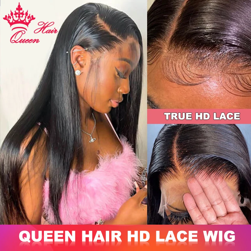 Top Trends: Real Invisible HD Lace Front Wig Pre Plucked 13x6 13x4 6x6 5x5 True HD Lace Frontal Wig Virgin Raw Human Stragiht Queen Hair Shoppable Styles