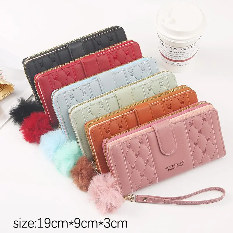 Top Trends: Wallets For Women Long Female Purses Hasp Zipper Coin Purse Leather Card Holder Mobile Phone Luxury Designer Bag Handbag Clutch Shoppable Styles