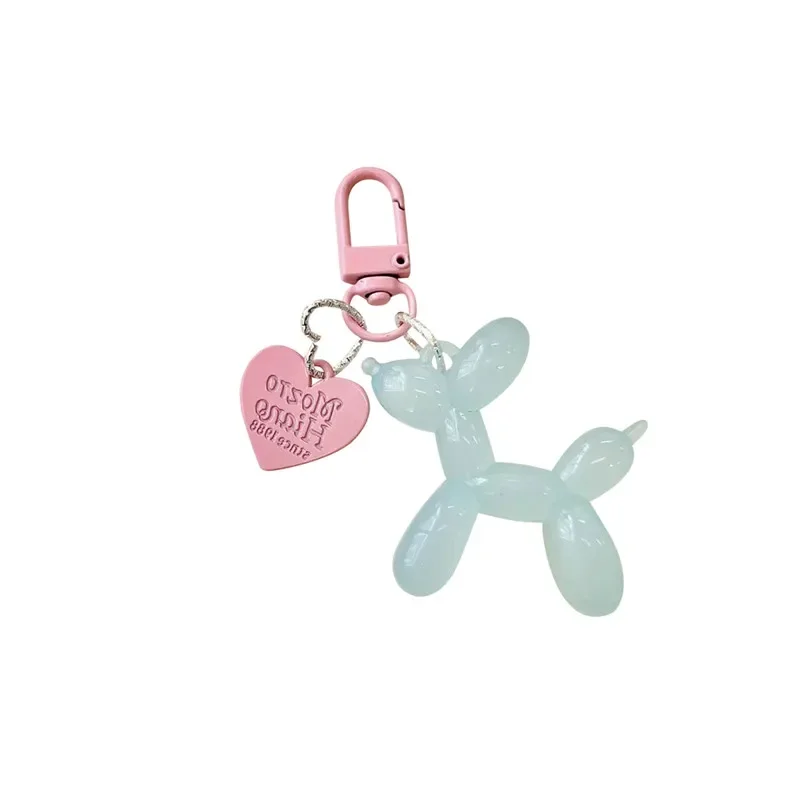 Top Trends: Fashion Keychain Punk Jelly Balloon Dog Keychains For Women Pendant Jewelry Trinket Colorful Cartoon Puppy Girl's Car Key Chain Shoppable Styles