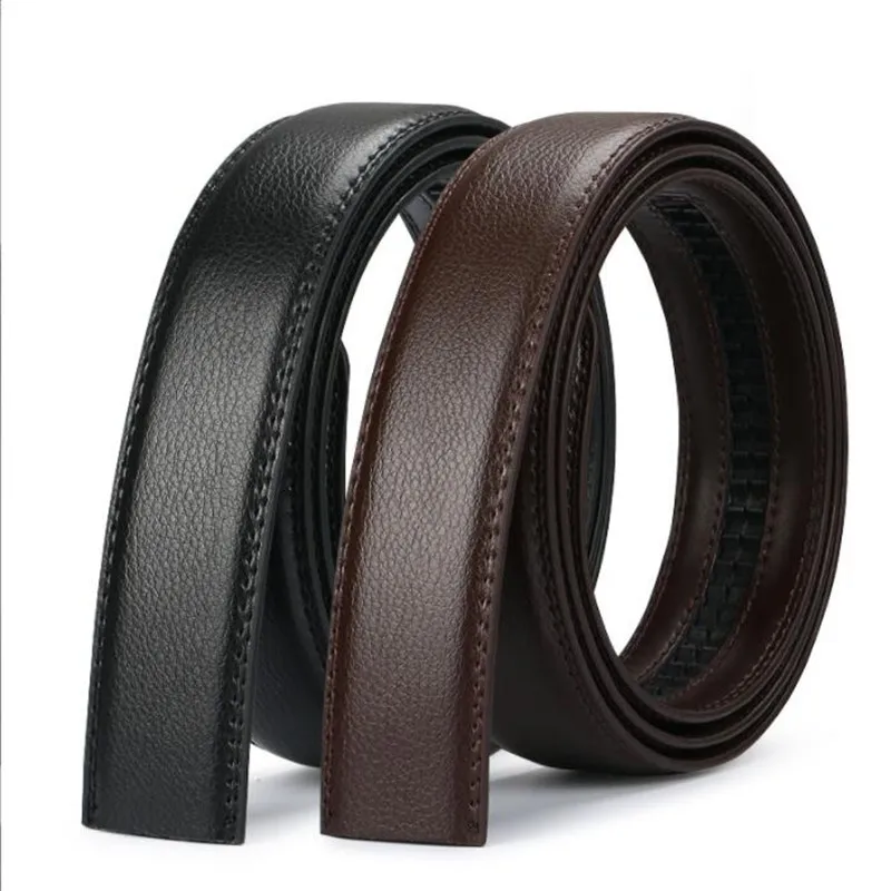 Top Trends: Men&#039;s Automatic Buckle Belts No Buckle Belt Brand Belt Men High Quality Male Genuine Strap Jeans Belt Free Shipping 3.5cm Belts Shoppable Styles