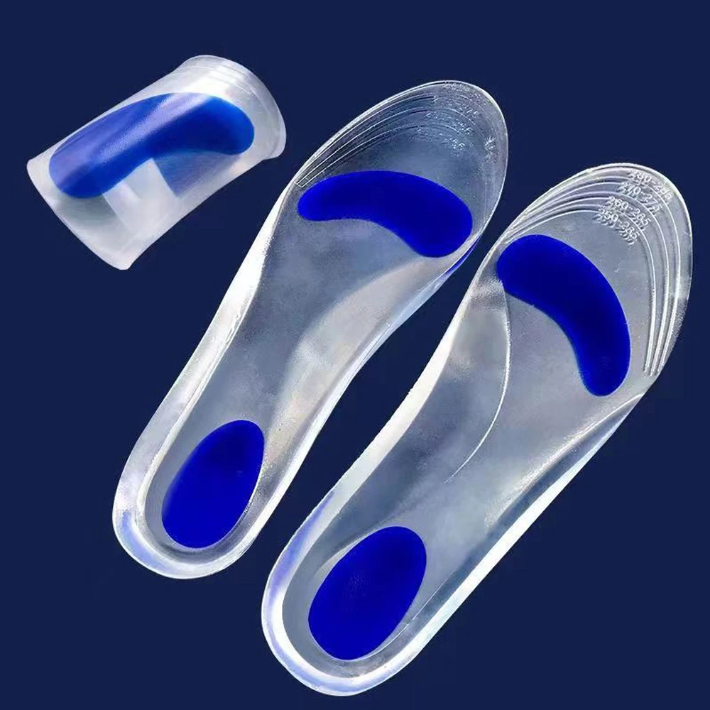 Top Trends: Silicone Gel Medical Insoles For Shoes Men Women Flat Foot Arch Support Orthopedic Insoles For Plantar Fasciitis Relief Shoe Pad Shoppable Styles