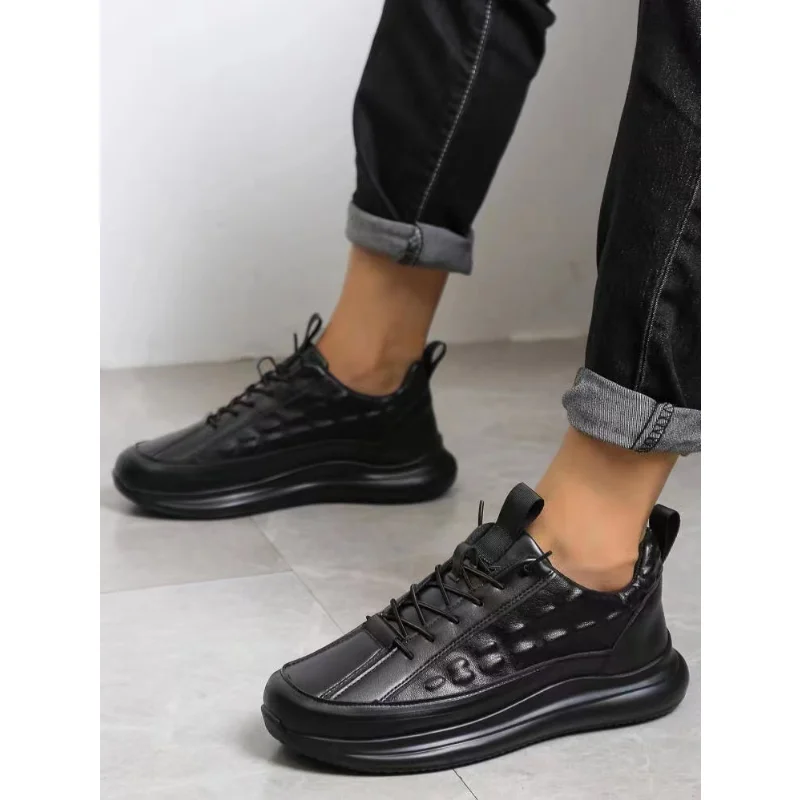 Top Trends: 2023 Men Vulcanized Shoes Fashion Luxury Crocodile Print Casual Sneakers Comfort Sports Platform Male Footwear Tenis Masculino Shoppable Styles - Image 2