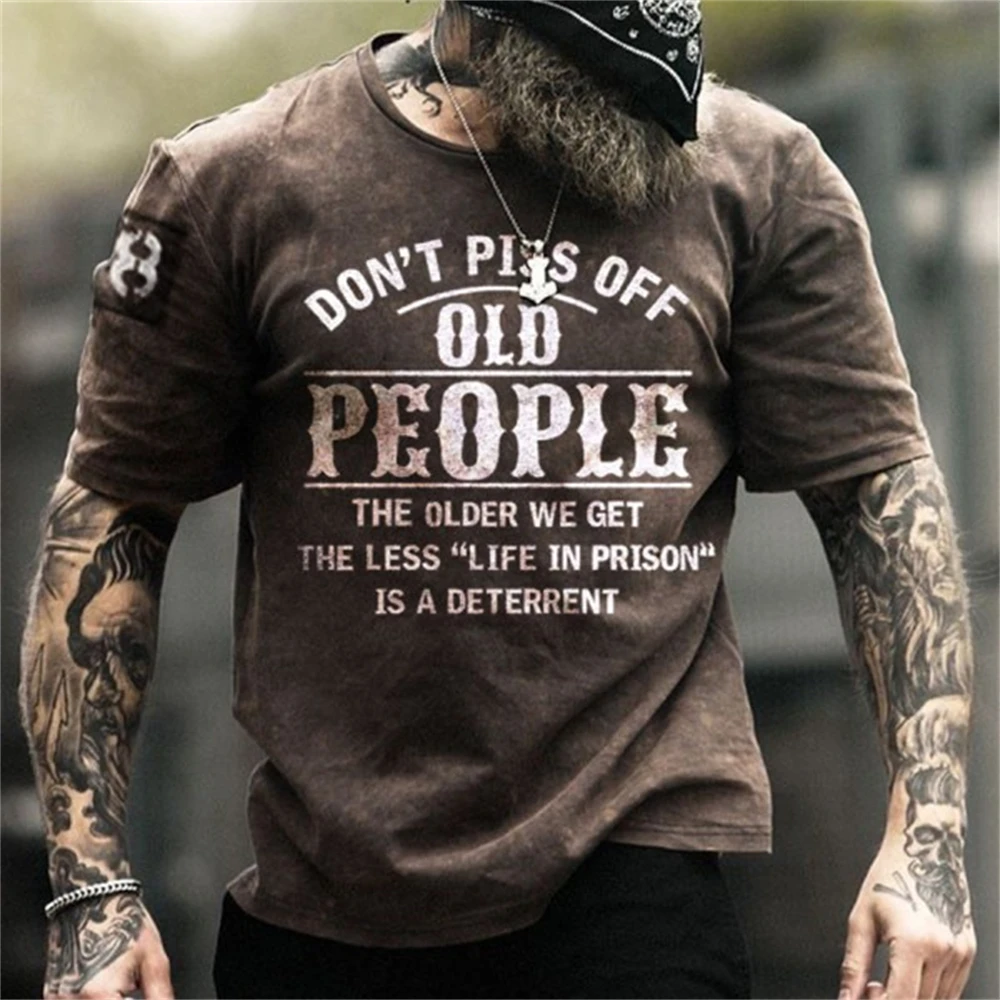 Top Trends: Vintage Men's T Shirt New Fashion Casual Hip Hop Street 3D Print Motorcycle T-shirt For Men Tee Top 2022 Summer Clothes Camiseta Shoppable Styles