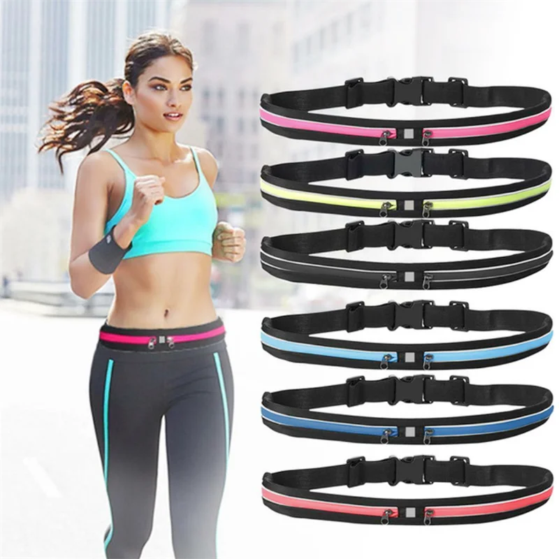 Top Trends: Sports Running Waist Bags Outdoor Runner Cycling Jogging Belt Fanny Pack Mobile Phone Pouch Waterproof Adjustable Gym Pocket Shoppable Styles