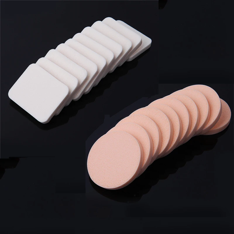 Top Trends: 10 PCS Cosmetic Puff Make Up Sponge Face Soft Women Lady Beauty Makeup Foundation Contour Facial Sponges Powder Puff Shoppable Styles