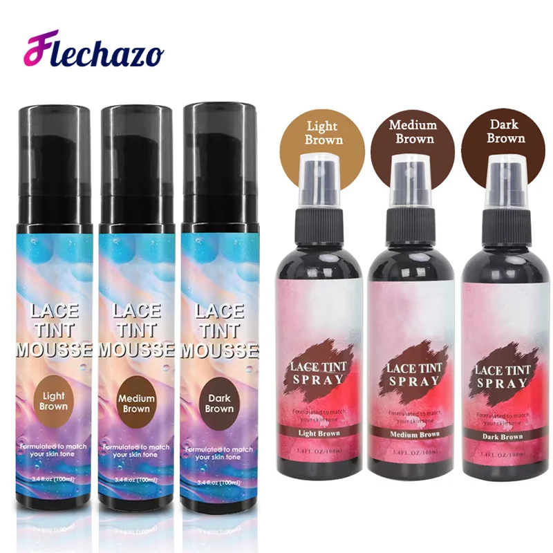 Top Trends: New Lace Tint Spray Melting Tinted Lace Mousse Foam - Light Dark Medium Brown 100ML Shoppable Styles