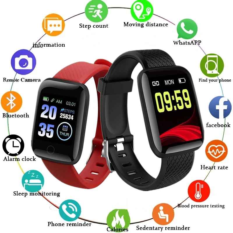 Top Trends: Smart Watch Men Women Sport Fitness Tracker Bracelet Heart Rate Blood Pressure Monitor Waterproof Kid Watches Relogio Infantil Shoppable Styles