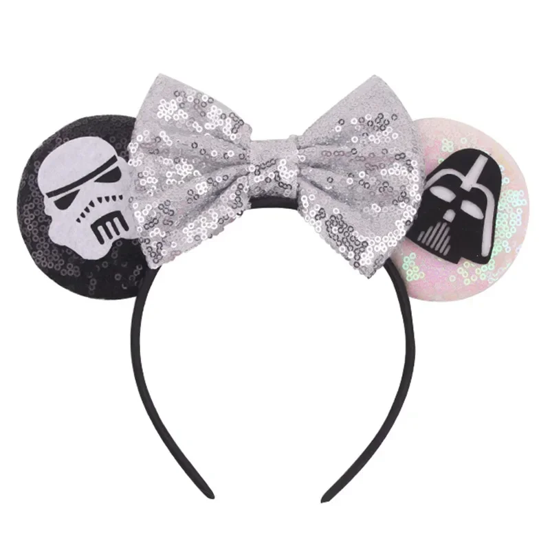 Top Trends: Mickey Mouse Ears Headbands For Baby Girls Star Wars Headband Disney Children Halloween Hair Accessories Adult Kid Hairband Gift Shoppable Styles - Image 6