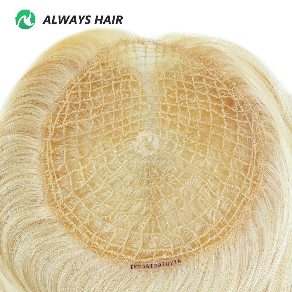 Top Trends: TP28 Hair Salon Supply Integration Human Hair Pieces Toupee For Women Fishnet 16" Chinese Cuticle Remy Hair Topper 6X6.5 Inches Shoppable Styles