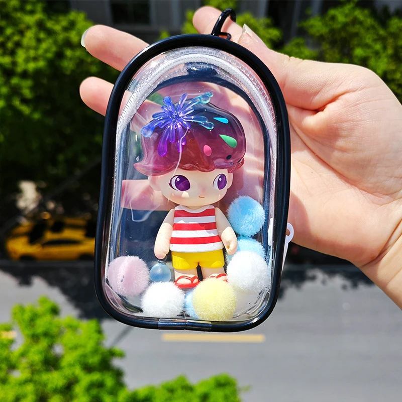 Top Trends: Clear Nendroid Figure Bag Transparent Mini Storage Outdoor Shopping Show Pouch For Little DIY Toys OB11 BJD Anime Dolls Shoppable Styles - Image 2