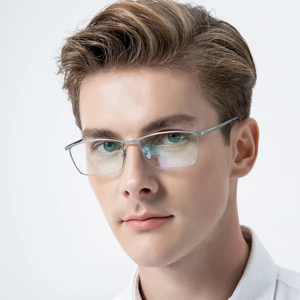 Top Trends: FONEX Pure Titanium Glasses Frame Men 2022 New Retro Vintage Prescription Square Eyeglasses Myopia Optical Eyewear F85726 Shoppable Styles - Image 2