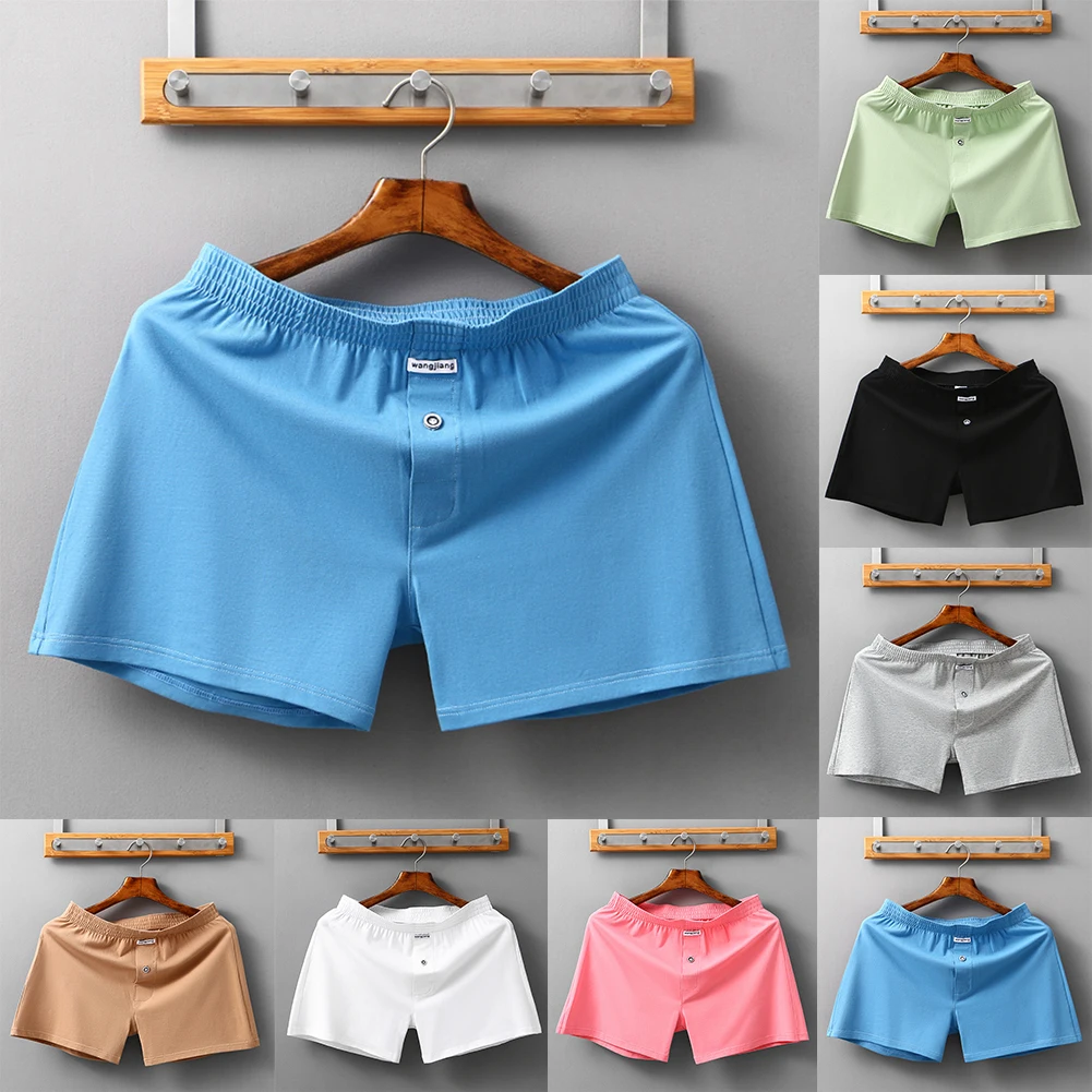 Top Trends: Mens Cotton Boxer Brief Sexy Bulge Pouch Underwear Shorts Trunk Panties Comfort Casual Underpants Elastic Breathable Flat Boxers Shoppable Styles