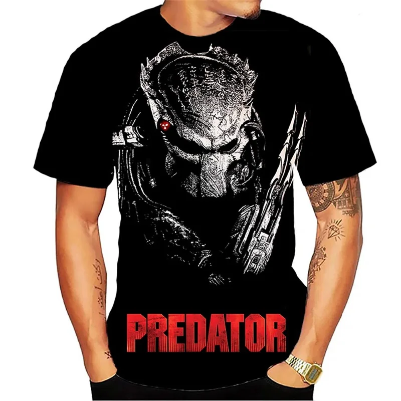 Top Trends: Predator Graphic T Shirt For Men Fashion Streetwear Hip Hop 3d Printed Horror Movie Alien T-shirt Summer Casual Womens Clothing Shoppable Styles