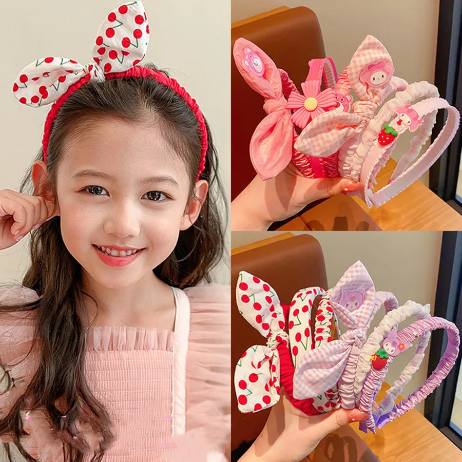 Top Trends: 3Pcs / Set Children Cute Colors Cartoon Flower Hairbands Headwears Girls Lovely Sweet Hair Hoop Headbands Kids Hair Accessories Shoppable Styles