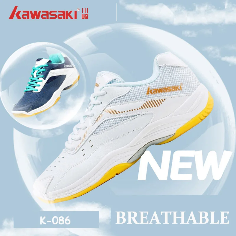 Top Trends: Kawasaki Mens Badminton Shoes Professional Sports Shoes For Women Breathable Indoor Court Sneakers K-086 Shoppable Styles