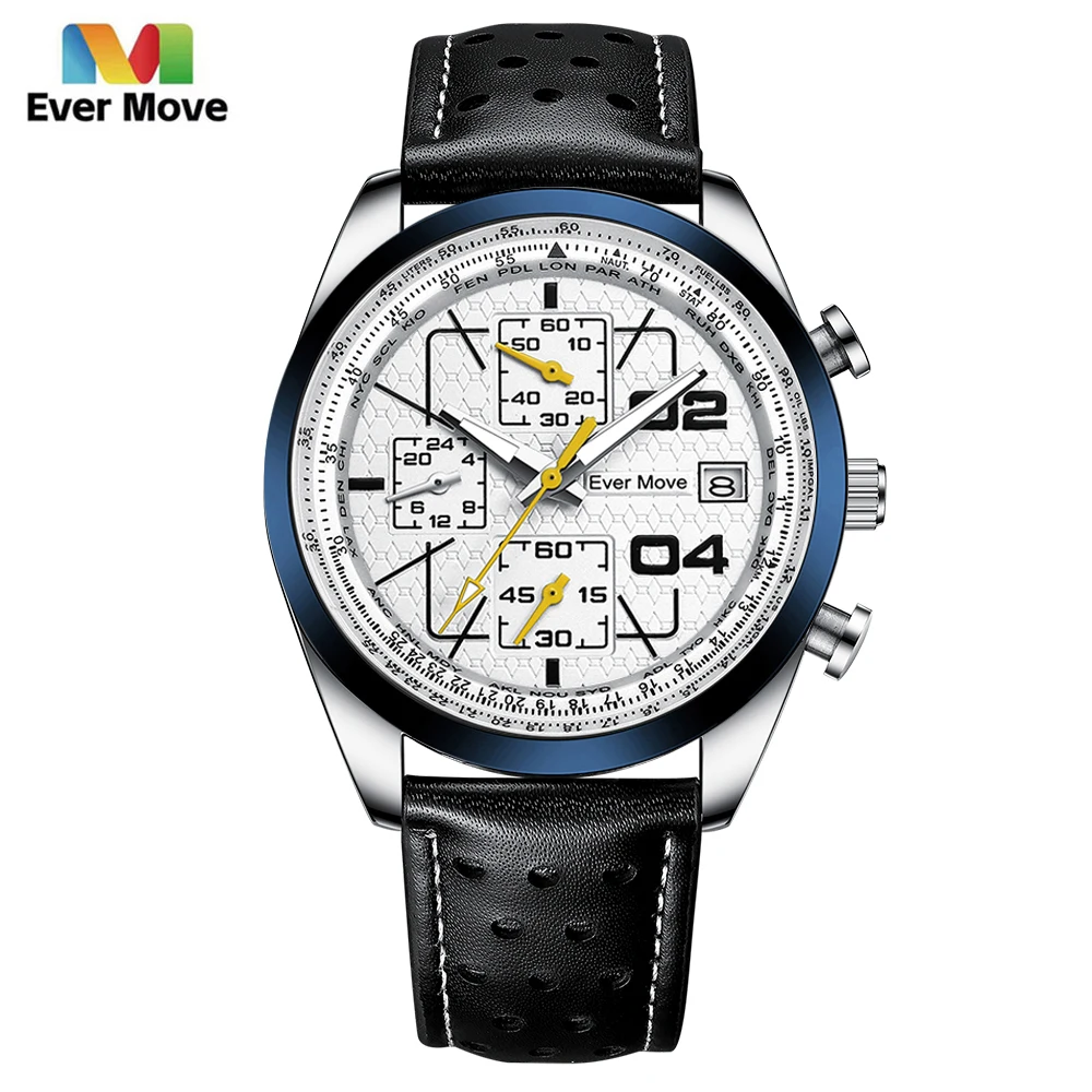 Top Trends: Ever Move Watch For Men Casual Elegant Watches Luxury Big Brand Fashion Quartz Wrist Waterproof Men's Sport Watch Gifts For Men Shoppable Styles