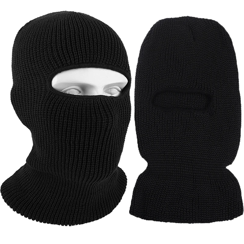 Top Trends: Men Women Winter Ski Warm Hat Scarf Balaclava Hat Knitted Full Face Cap Single Hole Windproof Tactical Helmet Funny Beanie Hats Shoppable Styles