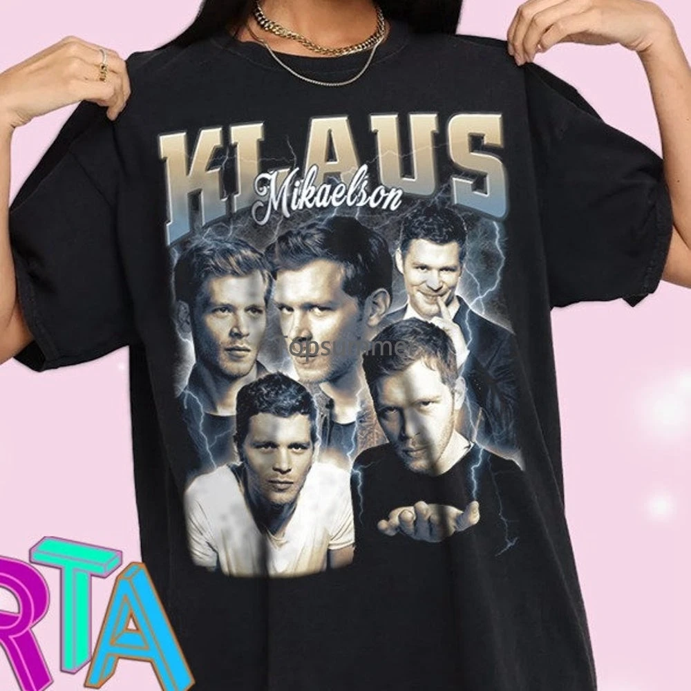 Top Trends: Klaus Mikaelson Shirt Klaus Mikaelson 90'S Vintage Tee Klaus Mikaelson The Vampire Diaries Tshirt Klaus Mikaelson Fan Gift Shoppable Styles