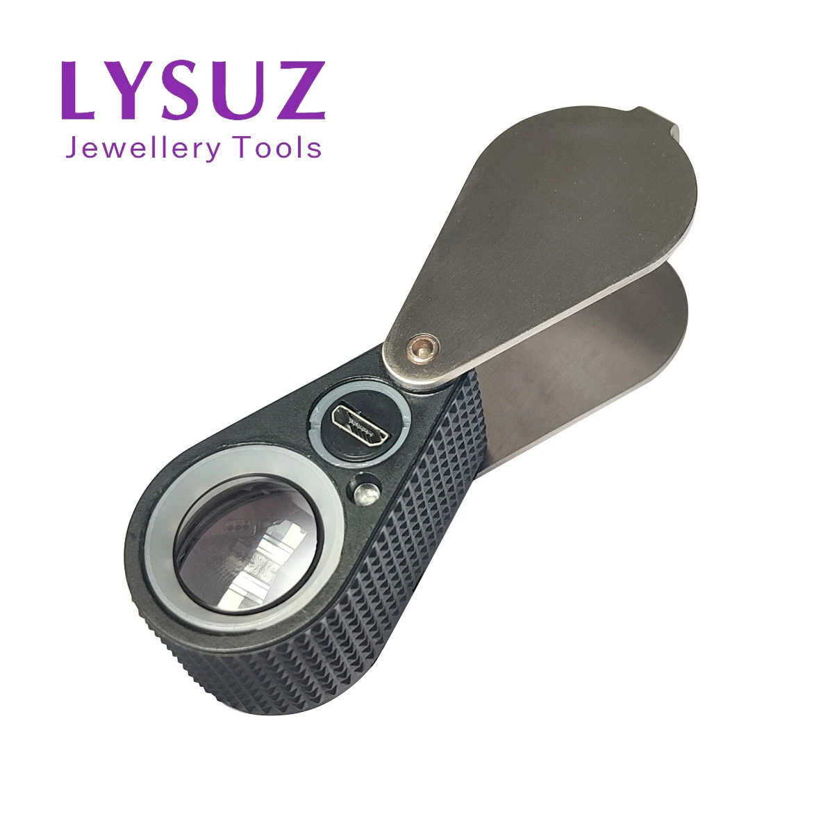 Top Trends: USB Charging LED 10X Loupe With Dual Light Withe UV Jewelry Diamond Gemstone Magnifying Glass Watch Antique Identification Tool Shoppable Styles - Image 4