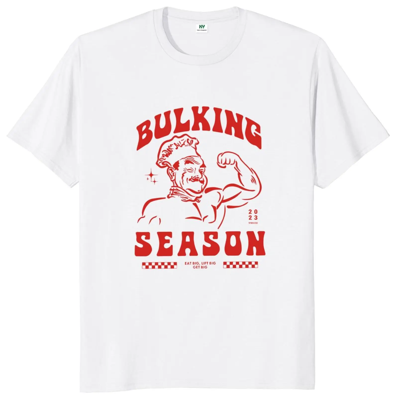 Top Trends: Bulking Season T Shirt Funny Gym Quotes Jokes Gift Y2k Streetwears EU Size 100% Cotton Unisex O-neck Summer T-shirts Shoppable Styles