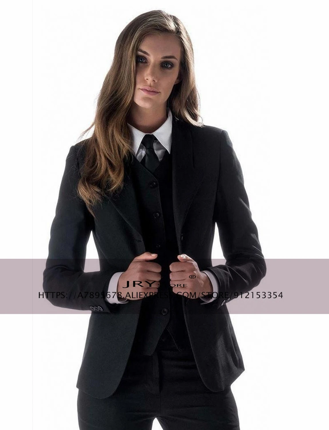 Top Trends: Women's 3-piece Slim Fit Work Wear Business Office Jacket Blazer + Trousers + Vest Party Tuxedo Shoppable Styles