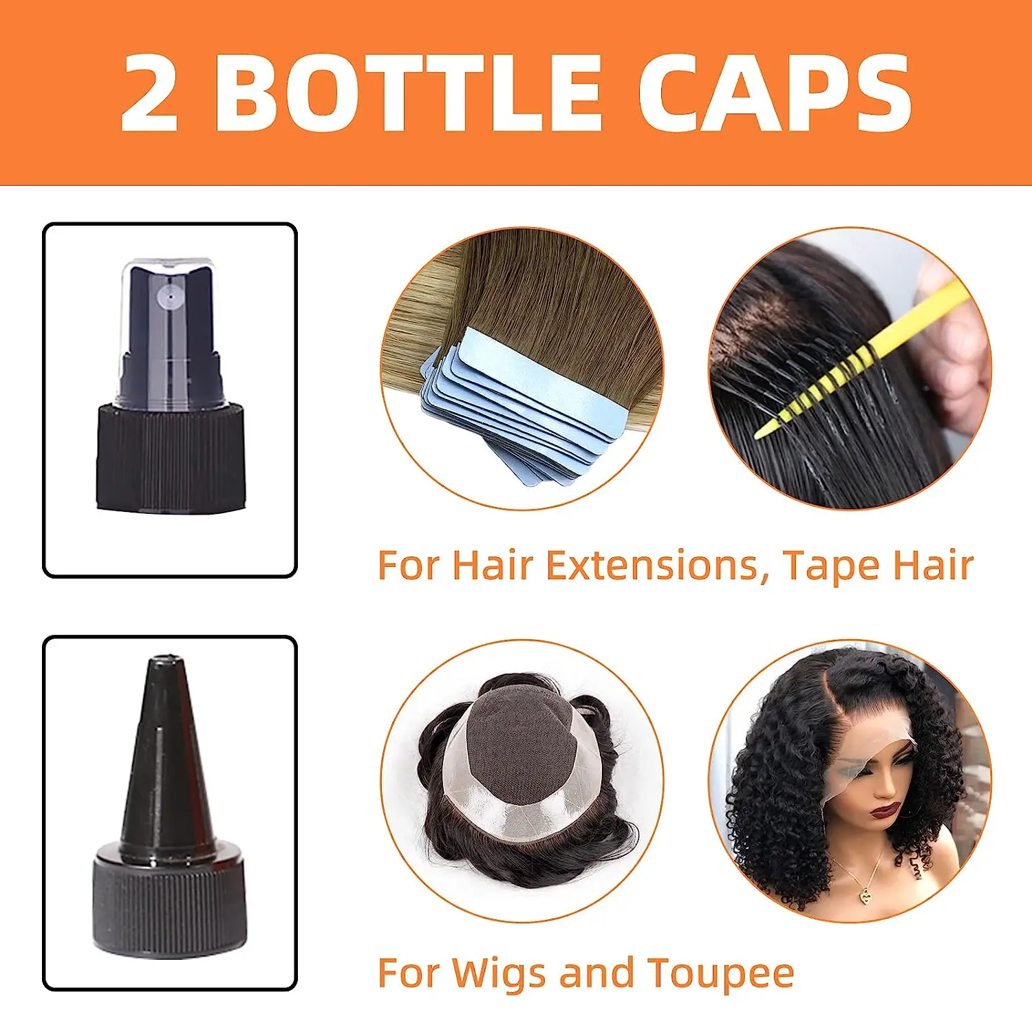 Top Trends: Wig Glue Remover Fast Acting Hair Glue Remover Spray Tape In Extension Remover Spray For Lace Wig Closure Hairpiece Toupee Shoppable Styles - Image 4