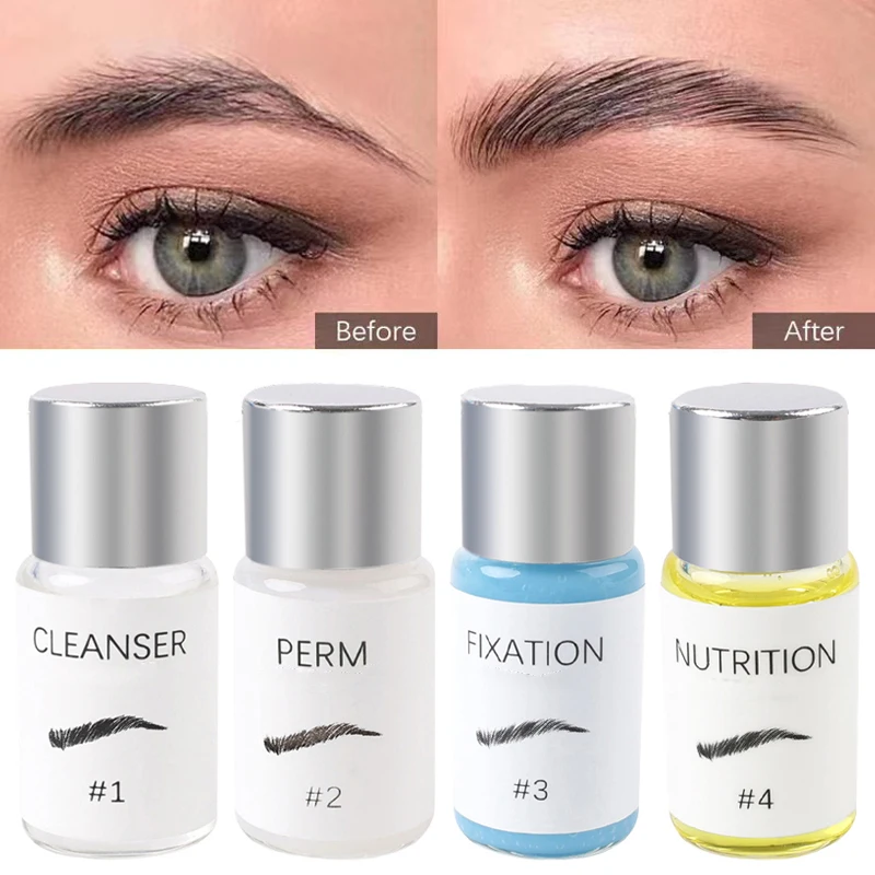 Top Trends: 2023 Brow Lamination Makeup Kit Eyebrow Perm Lotion Eye Brow Lifting Semi-permanet Beauty Salon Brow Lift Perming Nutrition 5ml Shoppable Styles