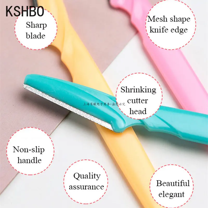 Top Trends: New Arrivals 2024 Eyebrow Trimmer Face Razor Knife Eye Brow Blades Shaping Makeup Tools Facial Body Hair Removal Scraper Shaver Shoppable Styles - Image 5