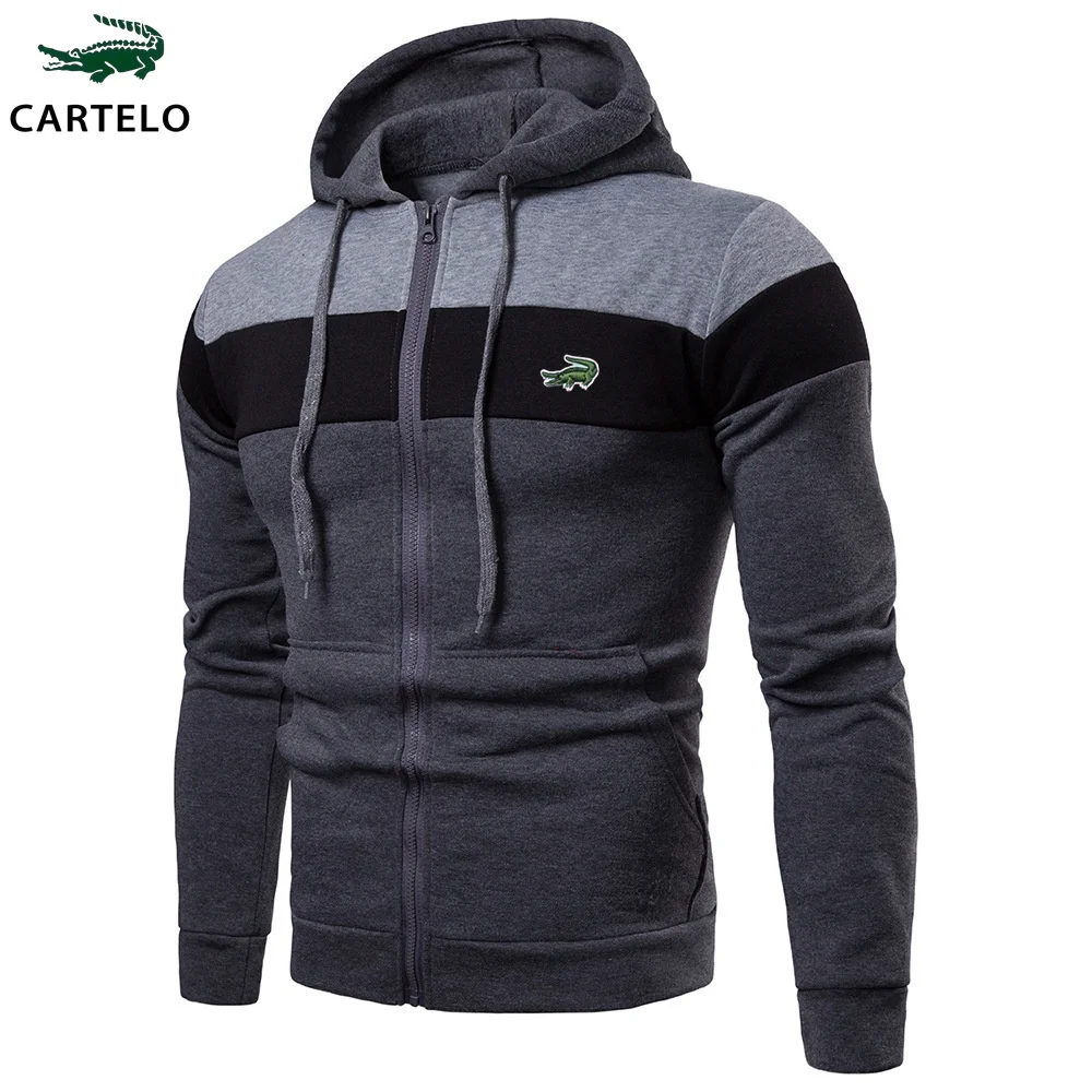 Top Trends: CARTELO Men / Women High Quality Embroidery Logo Zipper Hoodies Sweatshirts Autumn Winter Fashion Brand Clothing Shoppable Styles