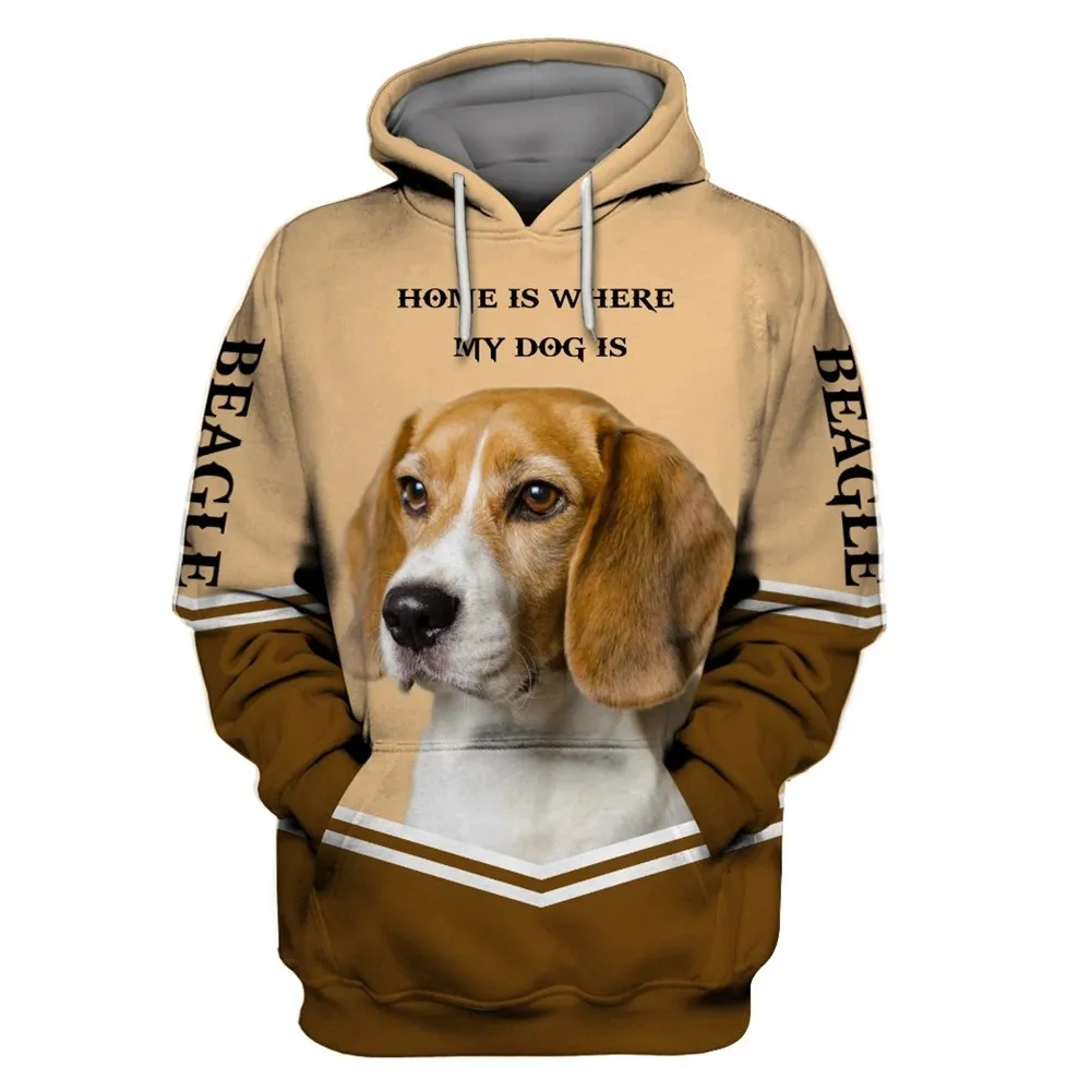 Top Trends: Y2k Men Hoodies New Animal Dog Pattern Beagle Hoodies 3D Printed Pullover / Sweatshirts Women For Men Essential Cosplay Costumes Shoppable Styles