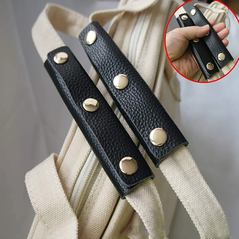 Top Trends: Suitcase Grip Protective Cover PU Leather Bags Handle Anti-stroke Durable Handle For Handbag Shoulder Bag Straps Pad Grip New Shoppable Styles