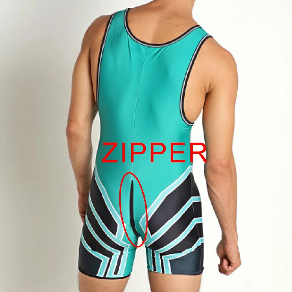 Top Trends: USA Poshmark Cellblock 13 Mens Wrestling Zipper Singlets One-Piece Powerlifting Sleeveless Gym Sport Fitness Clothing Shoppable Styles - Image 3