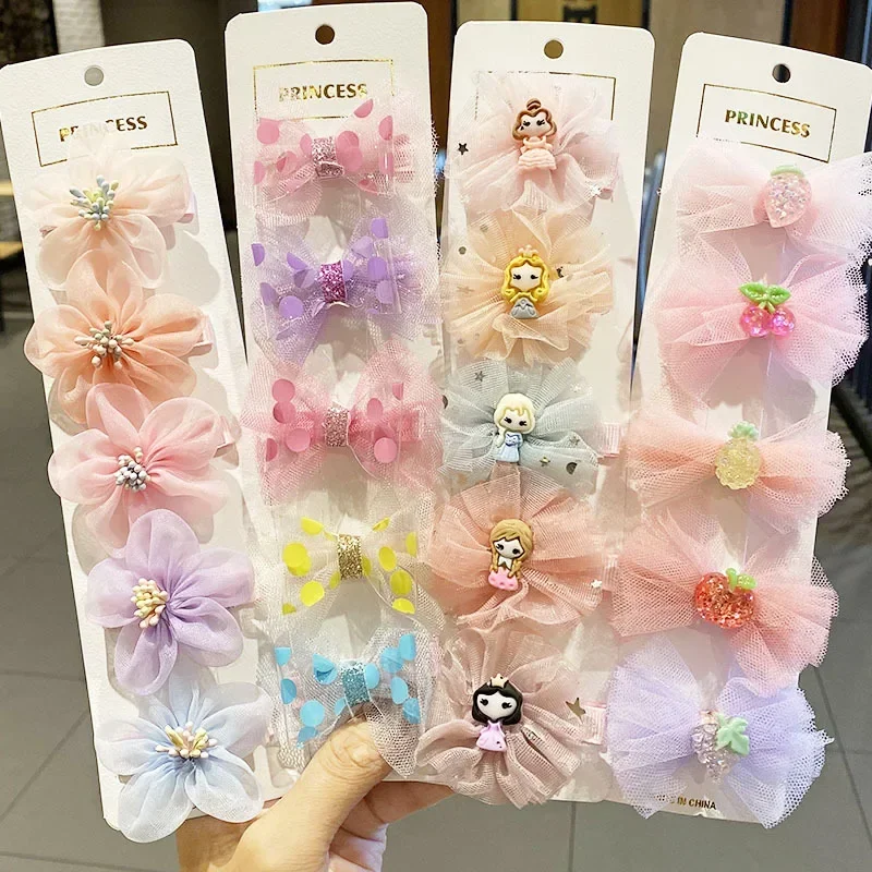 Top Trends: Oaoleer 5cs / lot Pompom Baby Hair Clips Lovely Fur Hairpins Barrettes Set For Baby Girls Kids Fashion Ball Hairgrips Accessories Shoppable Styles - Image 5