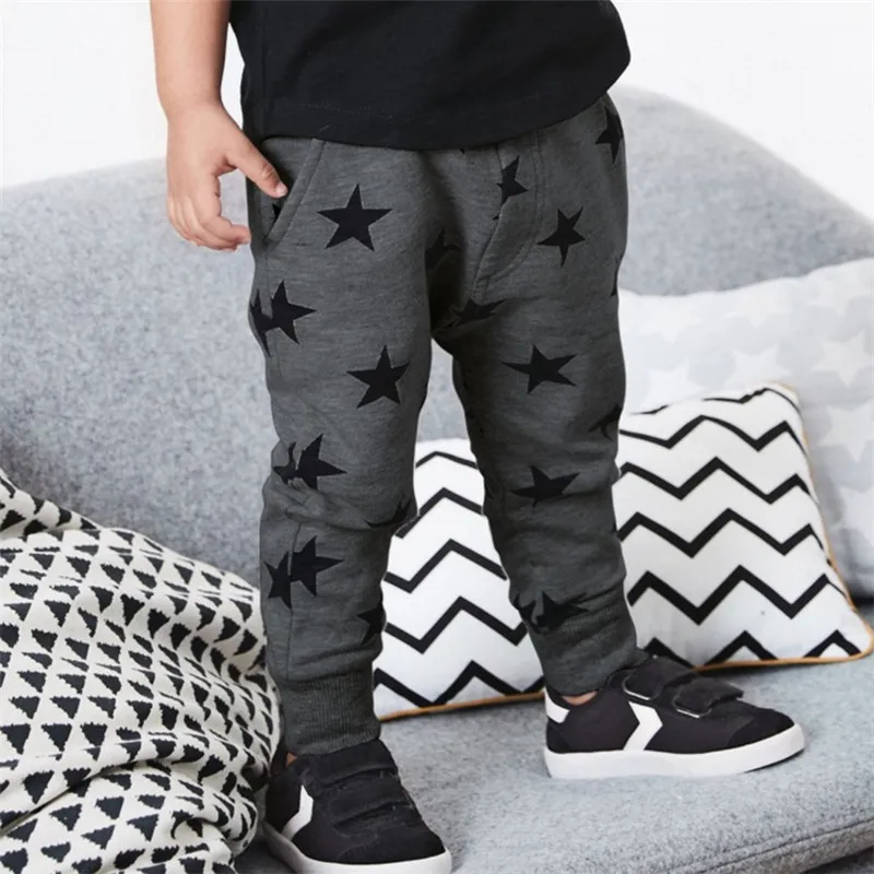 Top Trends: Jumping Meters New Arrival Children&#039;s Stars Sweatpants Boys Girls Long Trousers Drawstring Baby Autumn Spring Costume Kids Pants Shoppable Styles