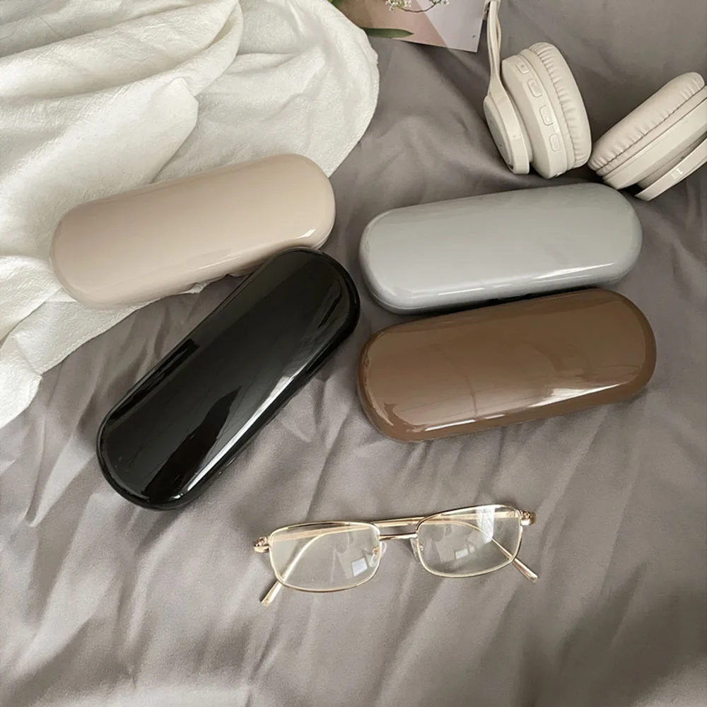 Top Trends: Women Portable Cute Sunglasses Spectacle Case Travel Glasses Protective Cream Colored Glasses Case Eyewear Storage Box Cute Shoppable Styles