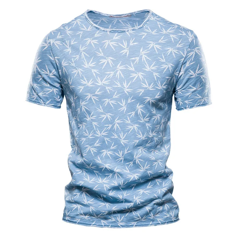 Top Trends: Seaside Cool Summer New Men Hawaiian Leaf Style 3D Printed Pattern Street Fashion Men's Top Short Sleeve Shoppable Styles