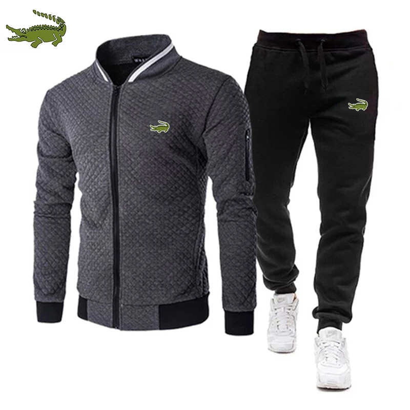 Top Trends: Autumn Winter CARTELO Men Suit New Brand Sports Embroidery Hoodie Sets Male Zip Casual Designer Sportswear Suits Shoppable Styles