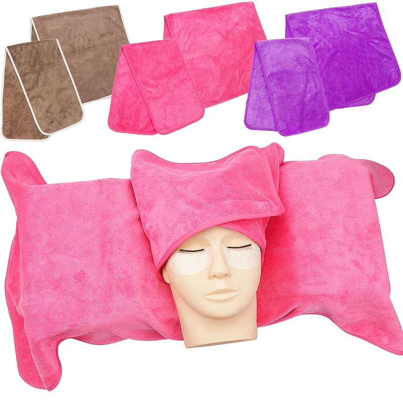 Top Trends: 1Pc Reusable Eyelash Extension Headband Hat Soft Lash Pillow Towel Grafted Lashes Salon Hair Caps SPA Makeup Tool Accessories Shoppable Styles