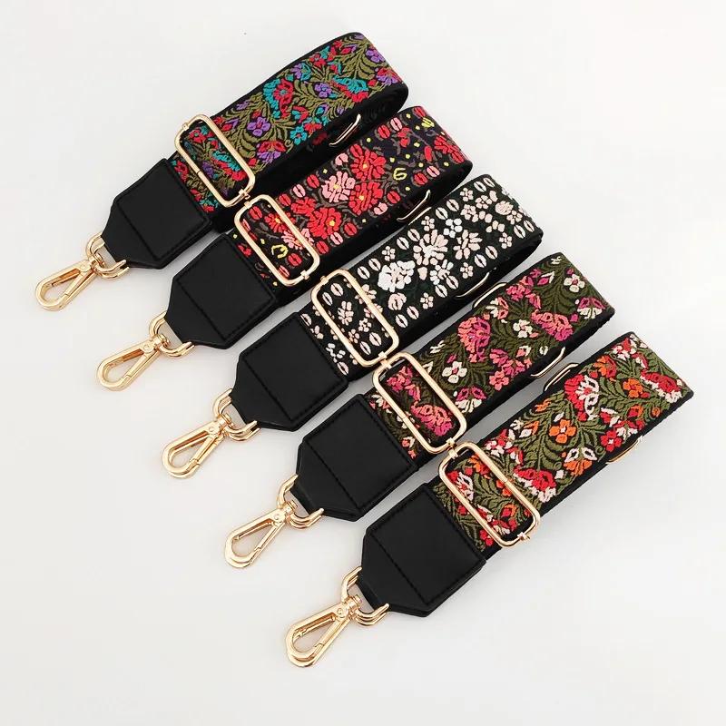 Top Trends: Flower Bag Strap Women Handbag Belt Wide Shoulder Bag Strap Replacement Strap Accessory Bag Part Adjustable Belt For Bags Shoppable Styles